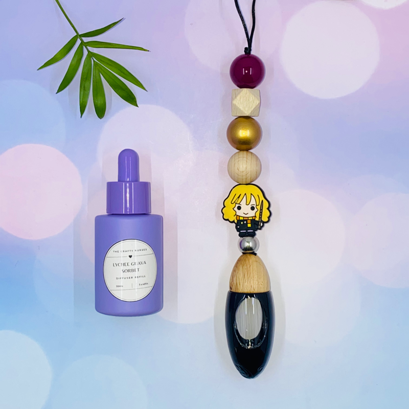 Wizard Girl Hanging Car Diffuser | The Crafty Nurses